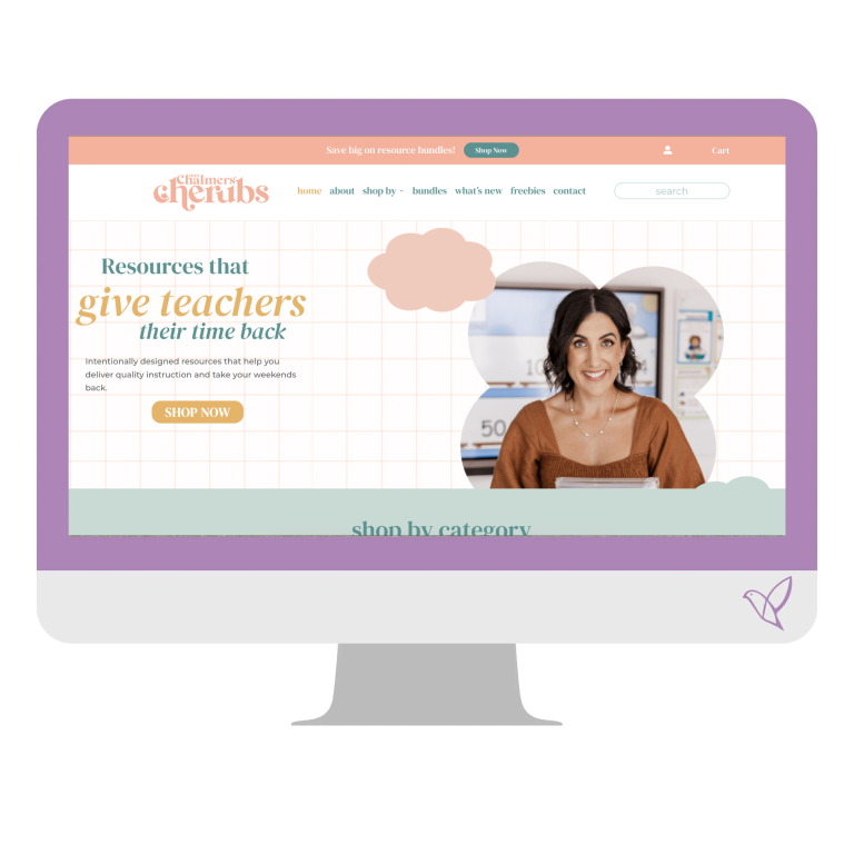 Mrs Chalmers Cherubs website designed by Hatched Designs