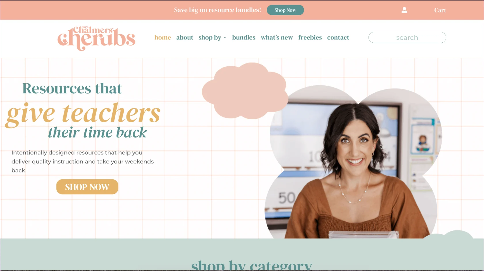 Mrs Chalmers Cherubs website designed by Hatched Designs